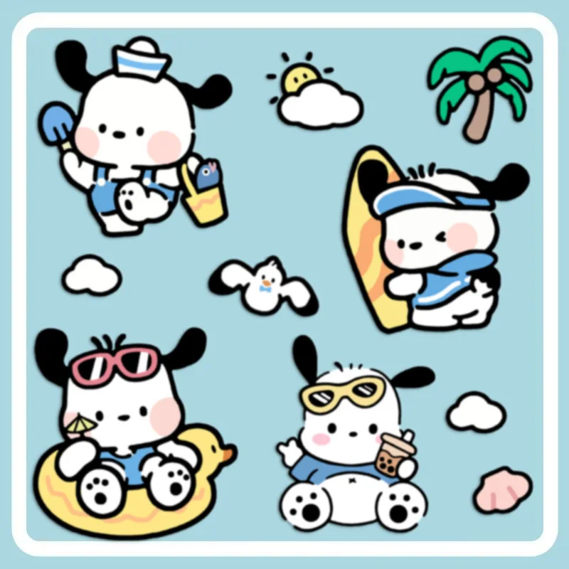 

Мультяшная наклейка на корпус электромобиля понравико, украшение-трансформер, водонепроницаемая Наклейка на Ipad, компьютер, милые индивидуальные наклейки