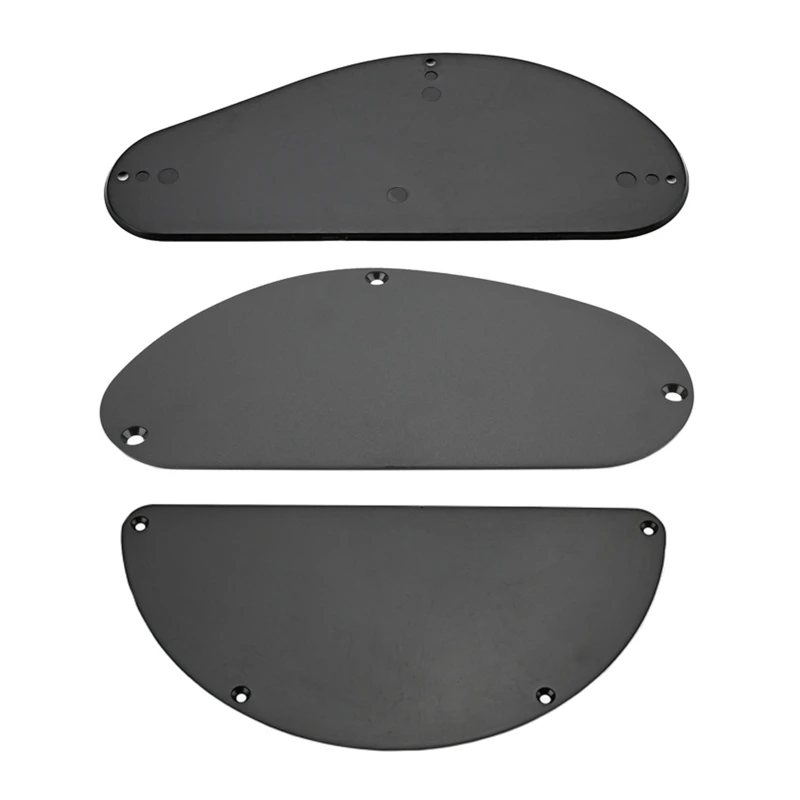 

Electric Guitar Pickguard Accessories Bass Cavity Covers Back Plate for Electric Guitar Bass Playing Parts, Black Color