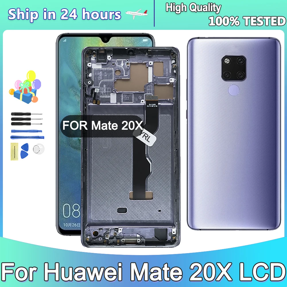 7 2-дюймовый TFT для HUAWEI Mate 20X экран EVR-L29 ЖК-дисплей замена сенсорного экрана Huawei 20x