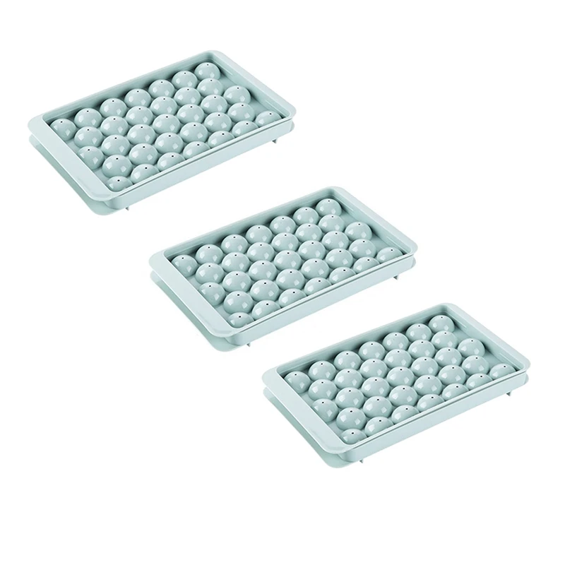 Шаровидная форма для льда Hot-Round Ice-Cube Trays Maker Mold для заморозки, создания круглых кубиков льда и охлаждения коктейлей.