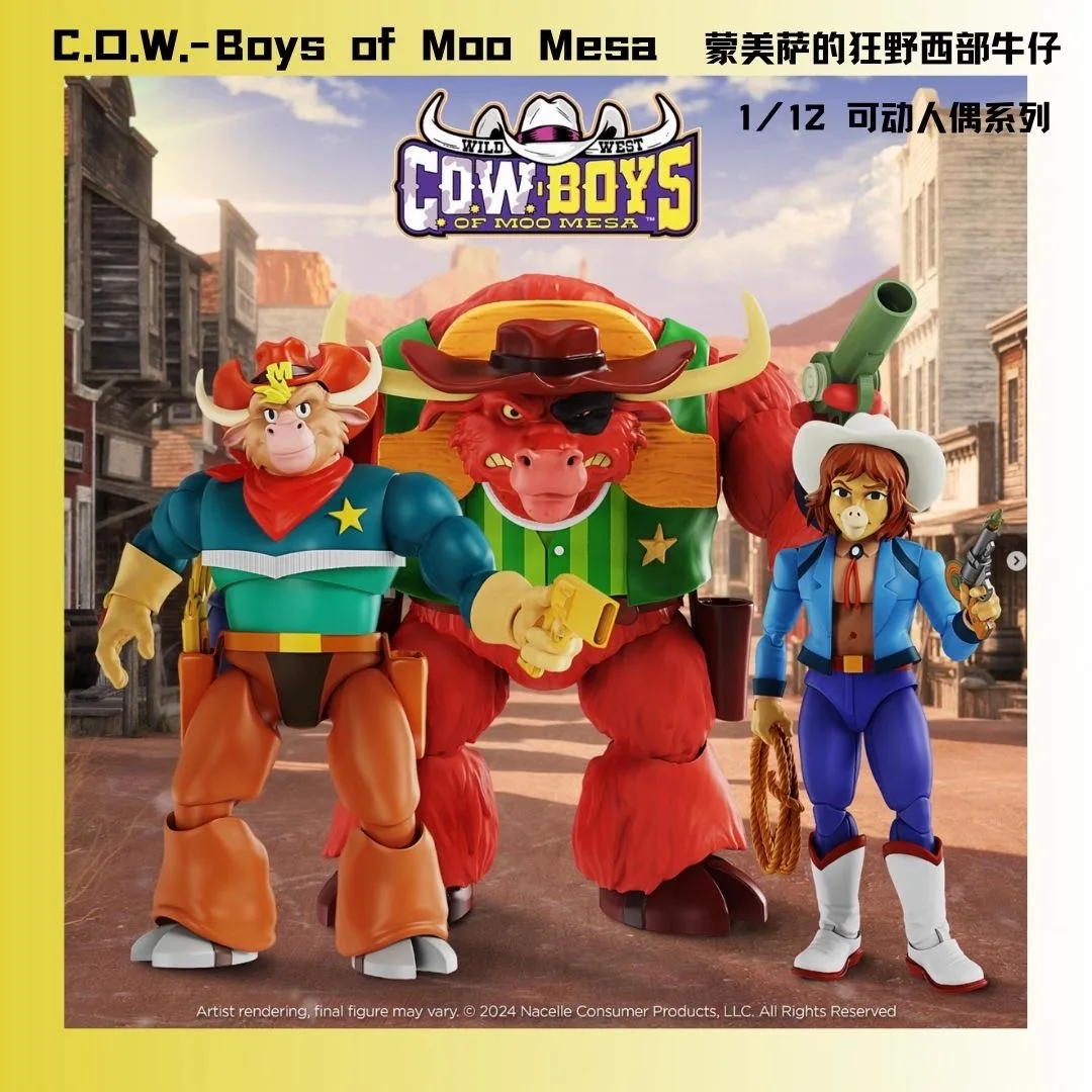 Фото Фигурка Cowboy Wave 1, оригинальная Коллекционная модель Terrobull Marshall Moo Kate Male Warrior, полный набор Nacelle, игрушка, декор, подарок №2