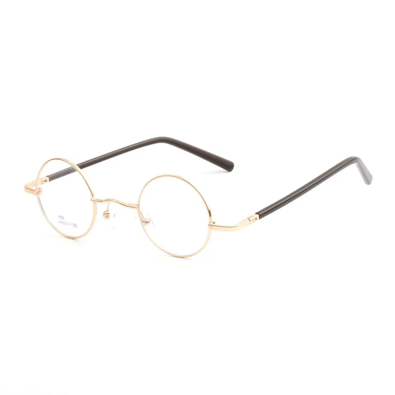 

Cubojue круглые очки для близорукости мужские и женские 44 мм очки класса оправа для мужчин анти-синий светильник 0 -100 150 200 250 300 Nerd