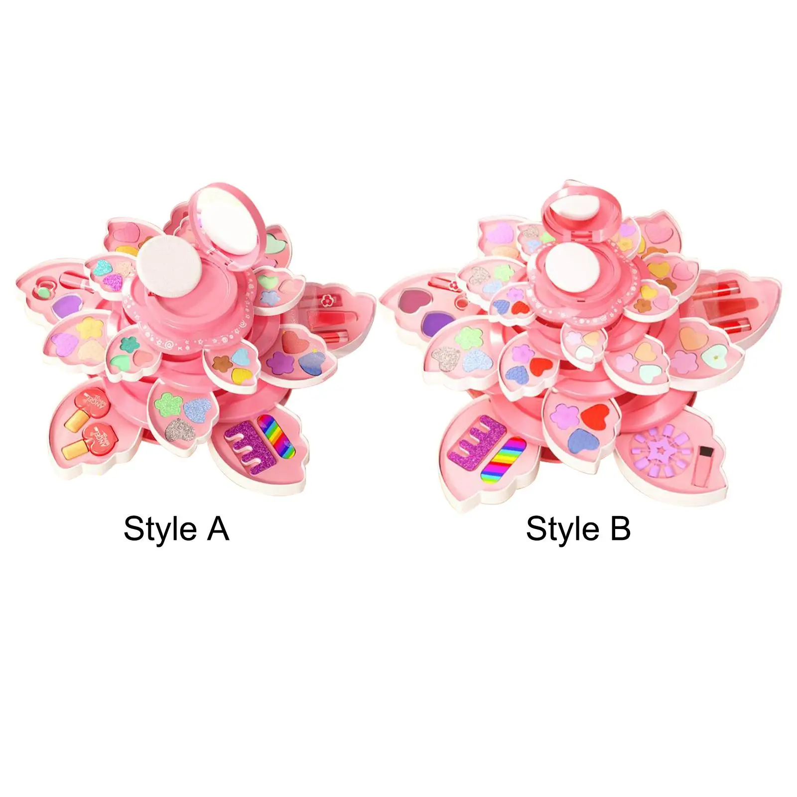 Детские наборы для макияжа туалетный столик игрушки девочек моющиеся ролевые