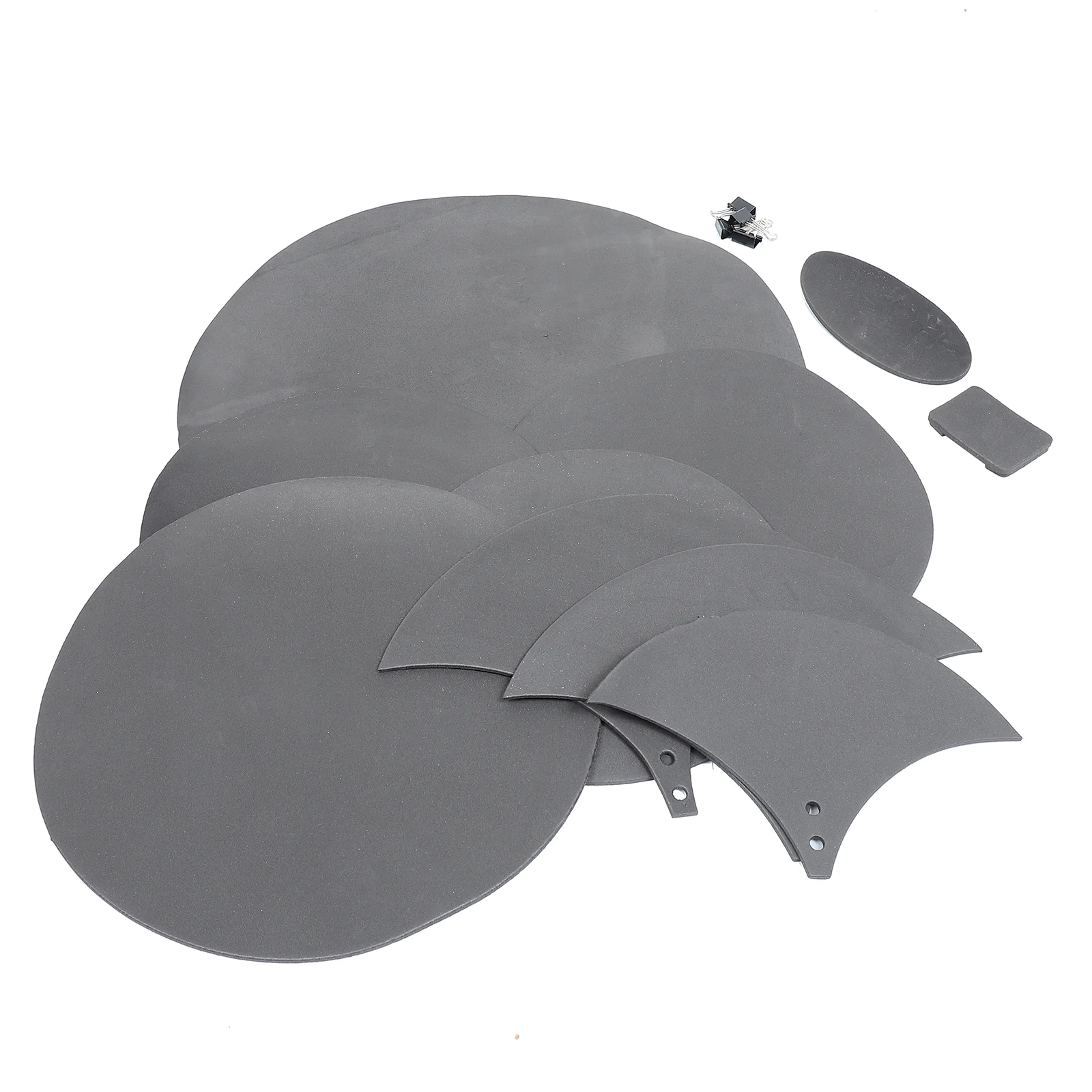 

Drum Pads Mute Practice Pad Silencer Accessories Hat Cushions Silent Cymbal Dampening Drumming Parts Bass Muffler Head Mats