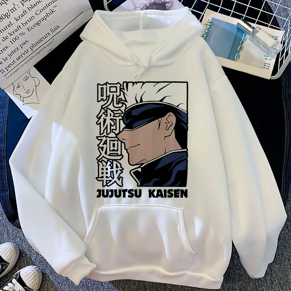 Толстовка с капюшоном Gojo Satoru принтом мягкая ткань модный дизайнерский комикс