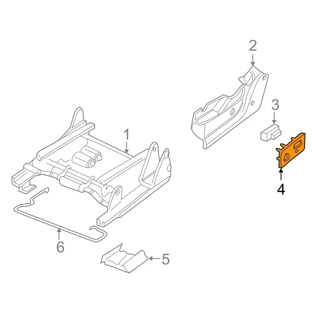 para przedniego lewego fotela po stronie kierowcy лицевая панель переключателя управления детали