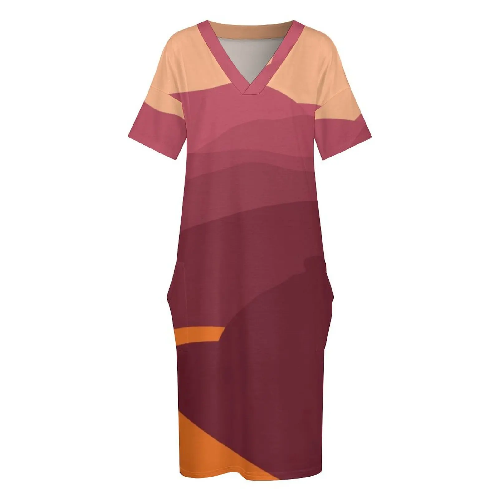 Женское свободное платье Blacksburg Mountain Range из полиэстера