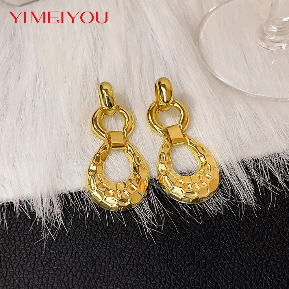 

New Arrival Classic Italian Earrings Fashion Women Drop Golden Set For Trendy Charm Lady Wedding Party Jewelry Wholesale