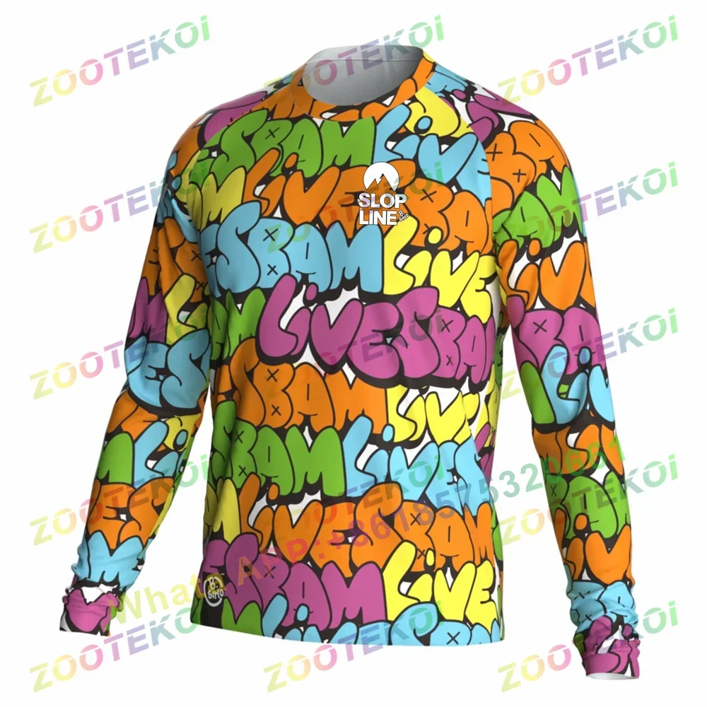 Новинка одежда для гоночного горного велосипеда BMX DH футболка с длинным рукавом и