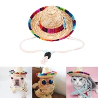 dog sombrero hat funny dog costume chihuahua clothes mexican party decorations