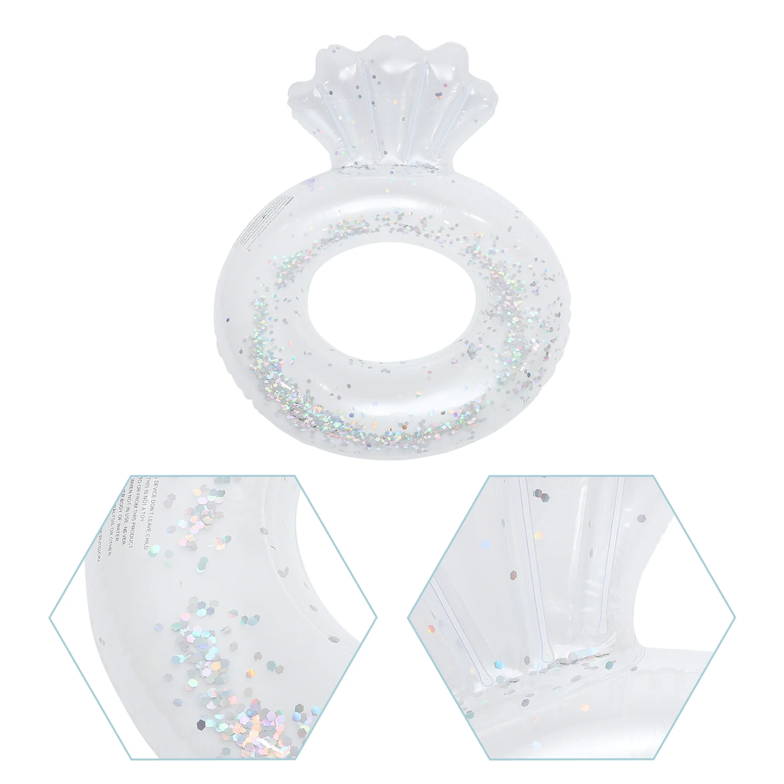 

Кольцо для плавания с прозрачной оболочкой, детское кольцо для плавания с оболочкой, Детские принадлежности для плавания