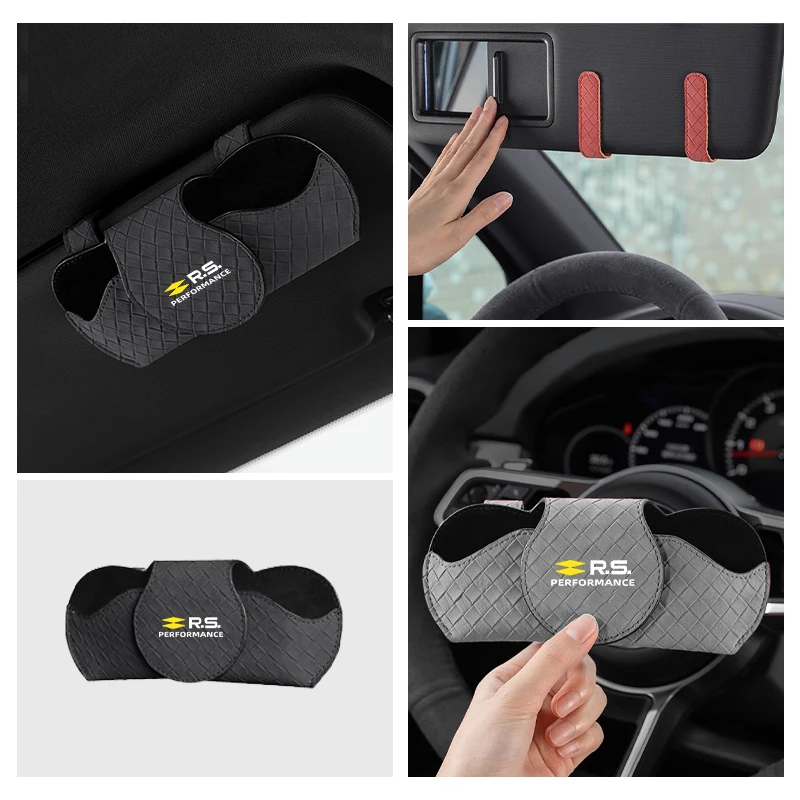 Автомобильный держатель для очков козырек солнцезащитных зажим хранения Renault QM6