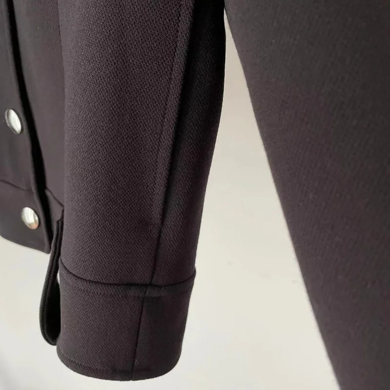 Новая американская короткая куртка с круглым вырезом для ранней осени