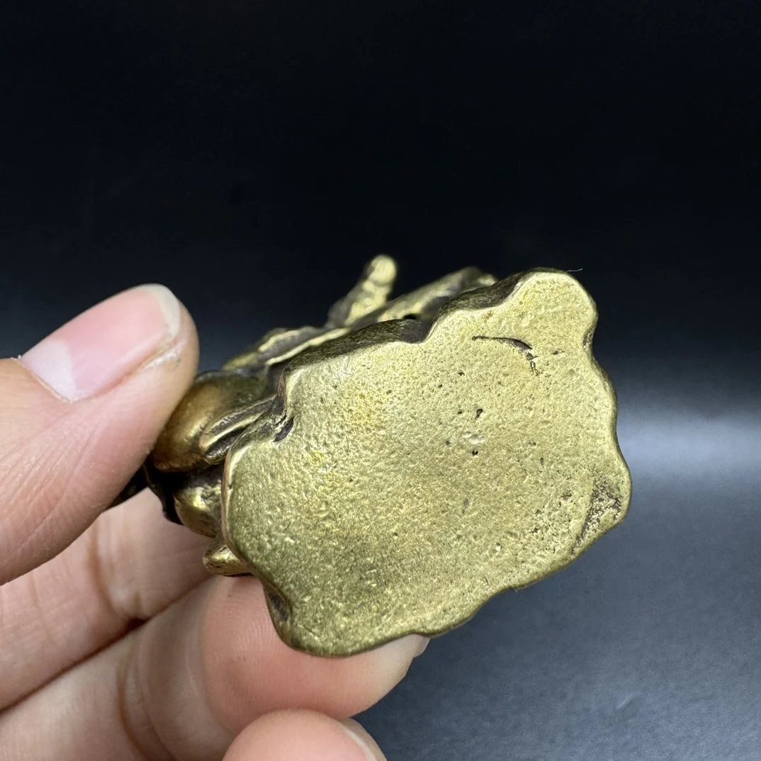 Китайская латунь немедленно-печать маленькие украшения обезьяна по знаку