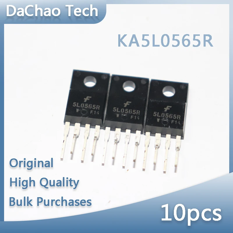 

10pcs KA5L0565R 650V 5A/3.5A 38W TO-220F Switching Power Transistor Fairchild Original New