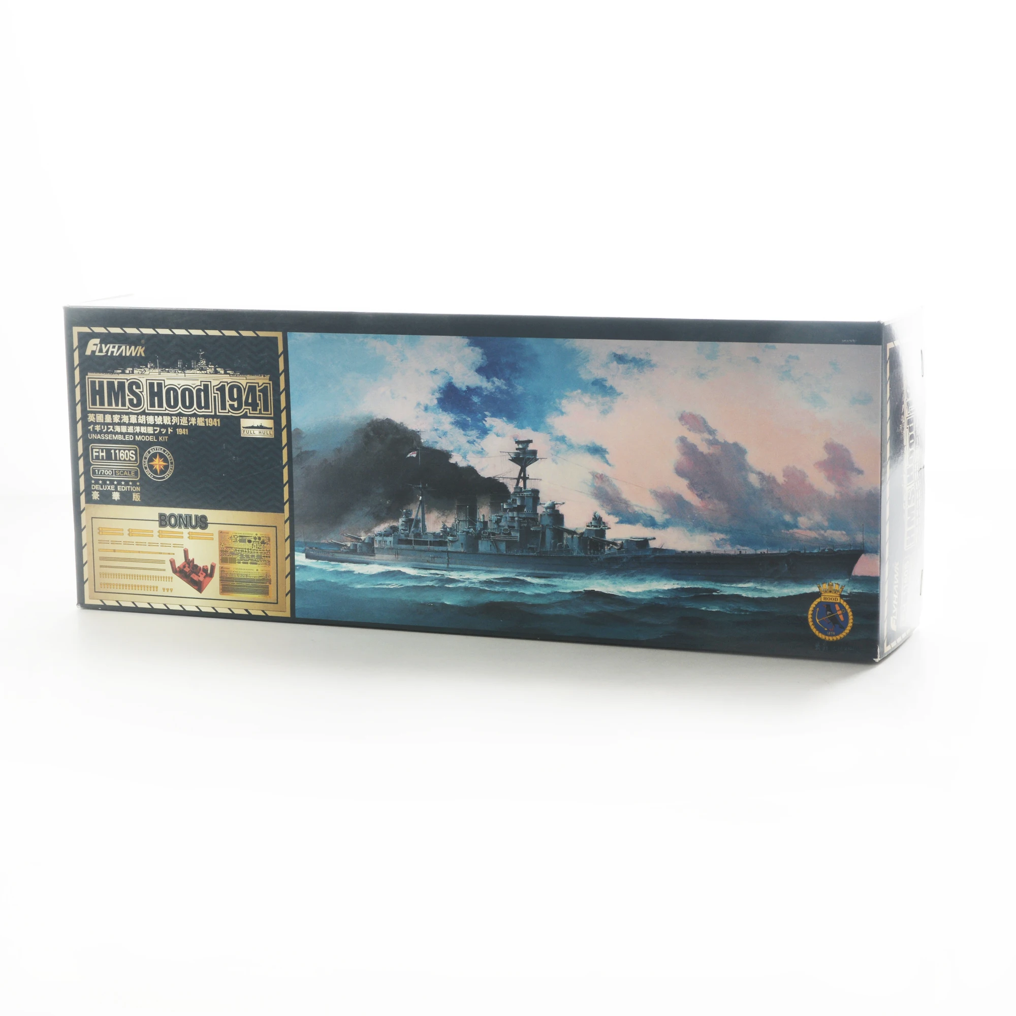 

Комплект пластиковых моделей Flyhawk FH1160S 1/700 HMS Hood 1941 DELUXE EDITION