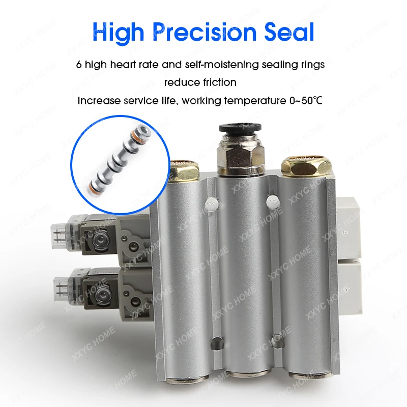 SY3120 многоходовой комбинированный цилиндрический управляющий клапан SMC