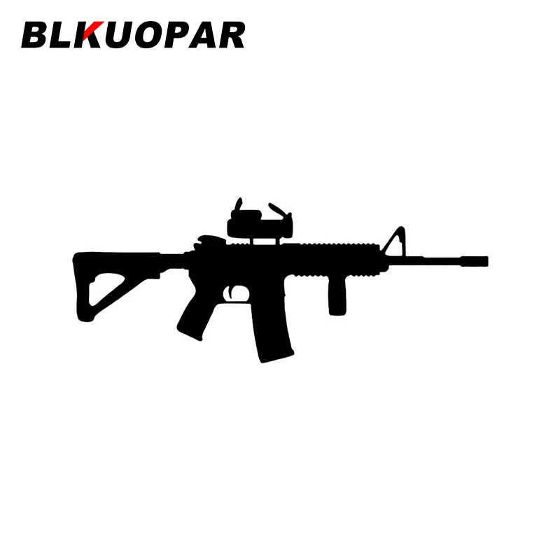 

BLKUOPAR Submachine Gun векторный креативный фотоальбом Водонепроницаемая наклейка солнцезащитный Забавный оконный солнцезащитный козырек автомобильные товары