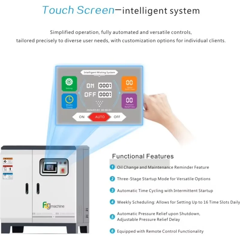Фото AR Arrival 8L Электрический насос-опрыскиватель высокого давления, автоматическая система капельного орошения для сада и фермы, подавление пыли, сталь №3