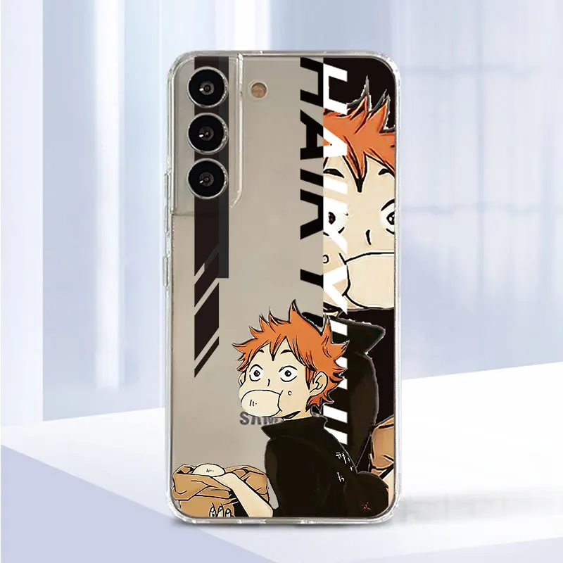 Горячий Аниме Haikyuu! Прозрачный чехол для Samsung Galaxy S23 S22 S20 FE S21 S10 S9 Plus Note 20 Ultra 10 Lite, мягкий чехол из ТПУ для телефона (art.: 3920c2cd7fc5e) - 3920c2cd7fc5e