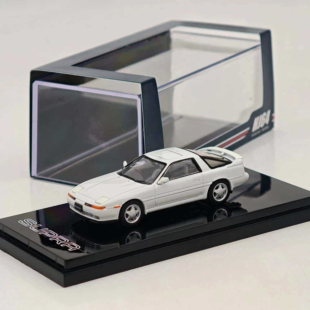 Фото Коллекционная модель автомобиля Hobby HJ64 1/64 Supra (A70) 2.5GT TWIN TURBO Limited с внешним раздвижным люком, серия HJ642026L, литая модель из коллекции. №4