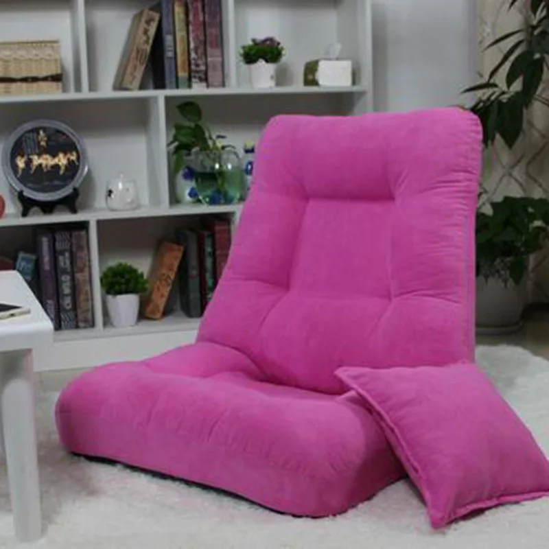 

Sofa Fabric Dormitory Lazy Sofa Chair Tatami Single Comfortable Chair Bedroom Folding Backrest Legless Sedie Home Furniture WK