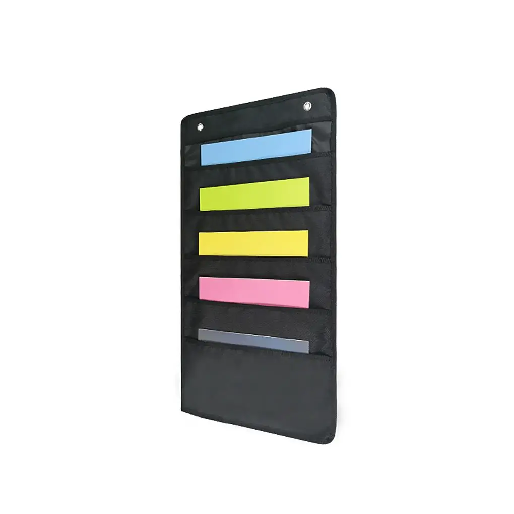 

Hanging Wall Mount File Holder Solid Color Household Storage Organizer