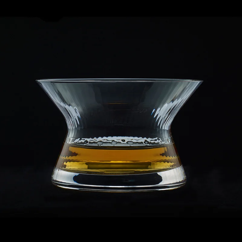 Элегантный японский бокал для виски EDO Crystal Whisky Cappie Hanyu, вращающаяся чаша с полосками, бокал для вина Barley-bree, бокал для бренди, подарочная коробка из дерева. (art.: 3920dcd22e085) - 3920dcd22e085