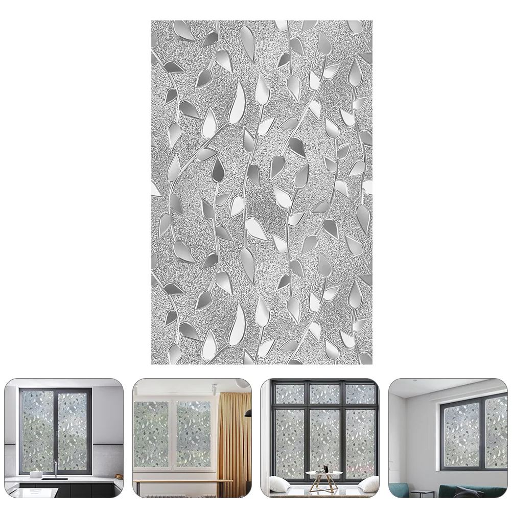 

Car Decor Frosted Glass Window Film Decoration 3d Non-adhesive Static Mirror Trim Glue Cellophane