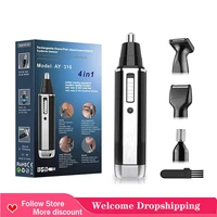4 in 1 trimmer face hair removal shave eyebrow male epilator hair clipper cut shaver professional hair removal