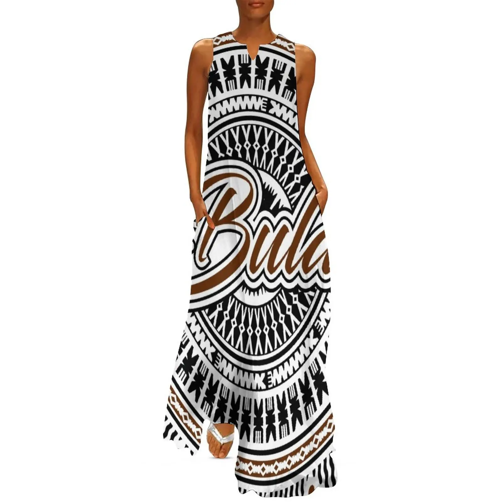 Fiji Bula Kesakesa Design Длинное платье Платья невесты Женское