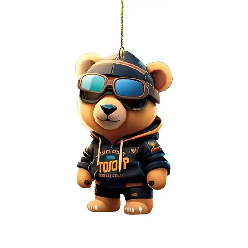 

Украшение для автомобиля Bear, украшение для автомобиля, милый медведь, подвесные украшения, безопасный и легкий медведь, украшение, автомобильные аксессуары для вашего автомобиля
