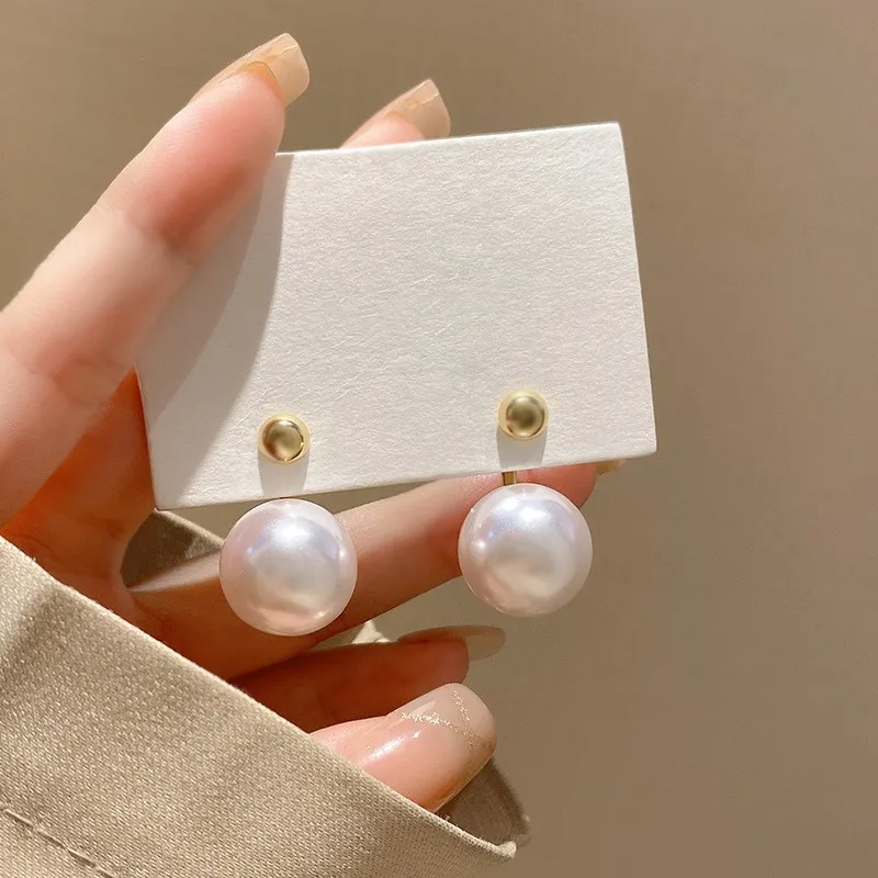 Новинка 2022 милые серьги-подвески для пожилых модные с жемчугом элегантные