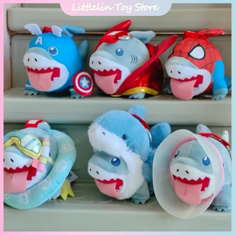 Фото Официальный брелок-подвеска Hot Toys Marvel Jeff The Land Shark Cosbi из коллекции Blind Box, аниме-кукла, декоративная игрушка, подарочная коробка-сюрприз №1