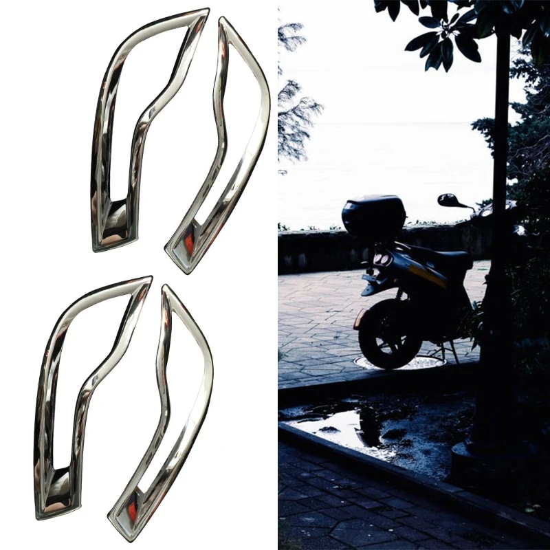 

Пара чехлов для заднего бампера и отражателя, сменные задние противотуманные фасветильник из АБС-пластика, совместимы с CRV 2017-2019 D7YA