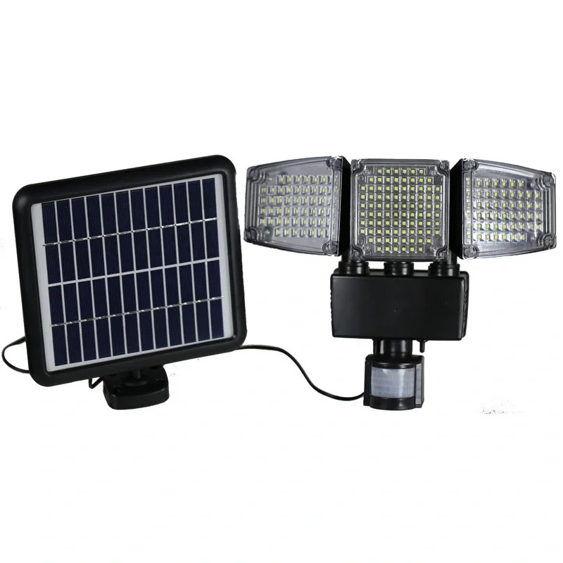 

Solar garden light 188LED three head light