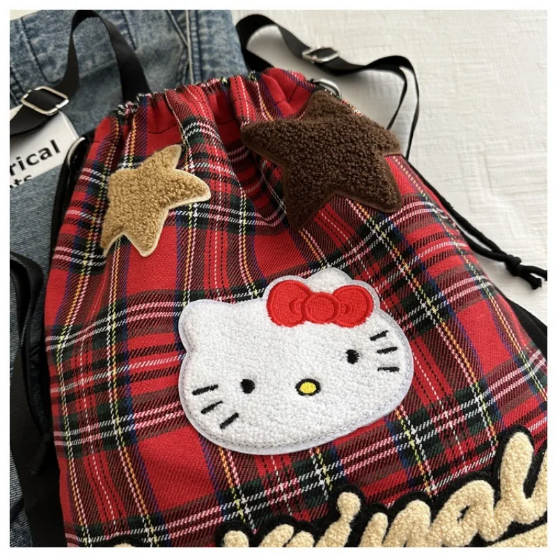 Женский рюкзак с мультяшным принтом Большой Вместительный Рождественский