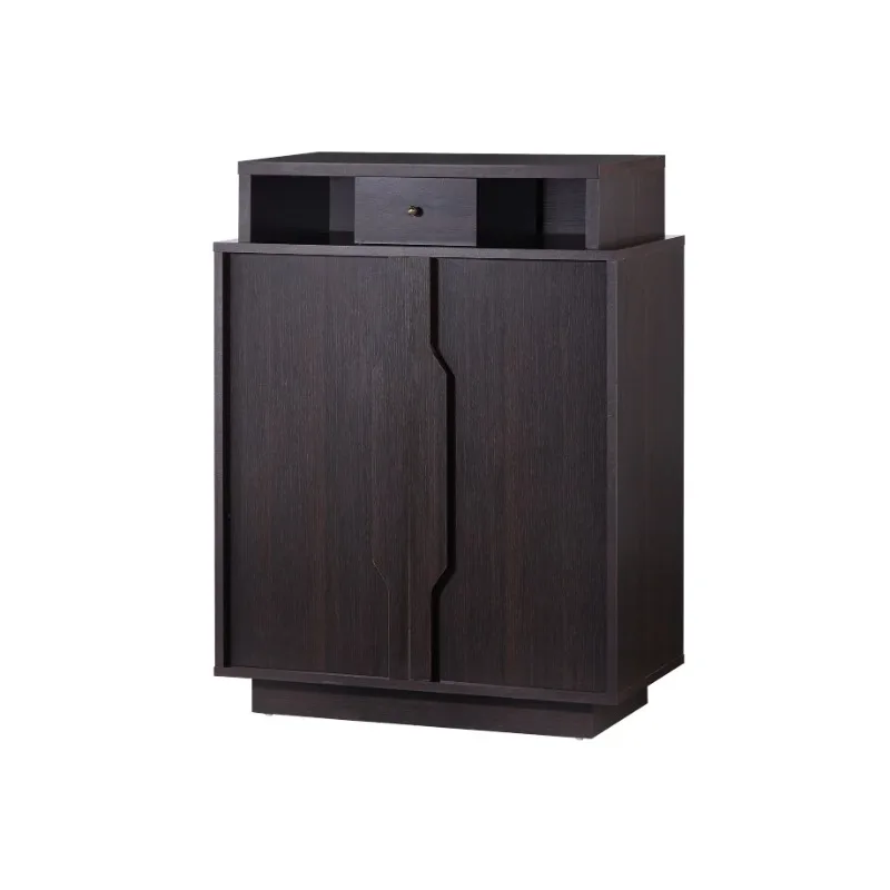 

Stassie Modern Espresso Shoe Cabinet