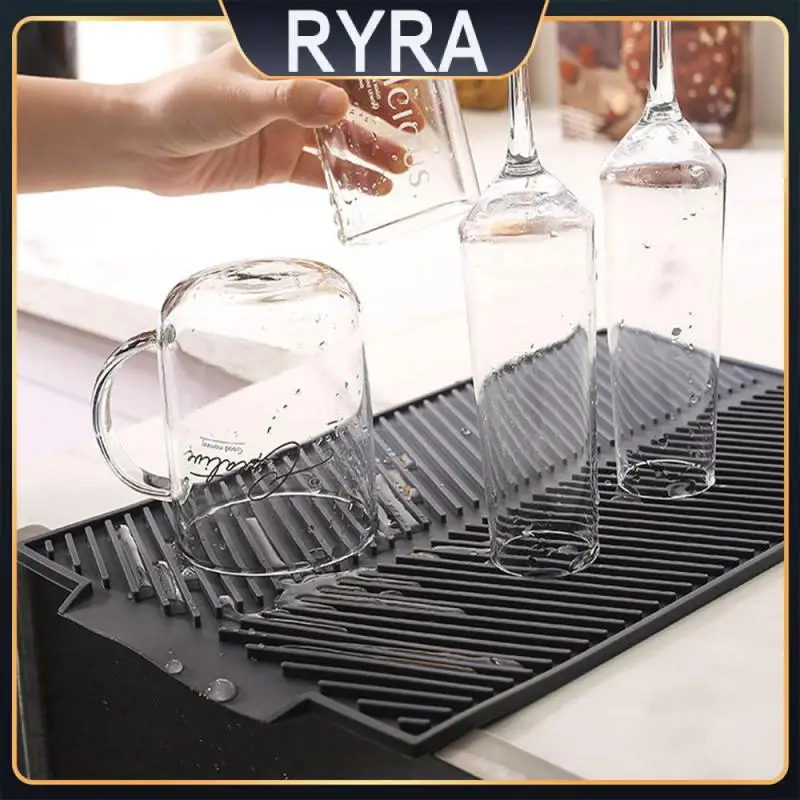 

Dish Drying Mat Dish Drying Pad Sink Mat Anti Slip Drying Pad Non-slip Placemat Durable Kitchen Sink Mat Non-slip
