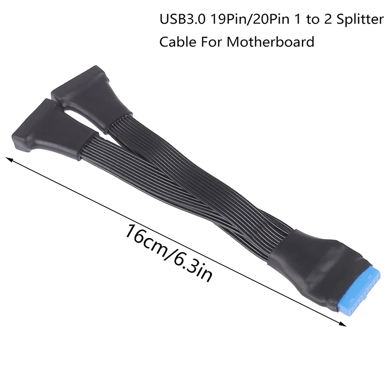 USB 3 0 19-контактный/20-контактный внутренний удлинитель от 1 до 2 удлинительный