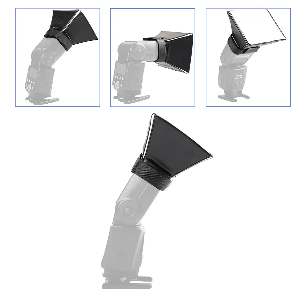 

Universal Diffuser for Speedlight Collapsible Lighting Modifier Mini Softbox for DSLR Flash Light Studio Equipment