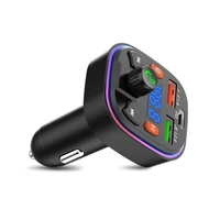 audio transmitter bluetooth compatible wireless dual usb music adapter radio hands free mp3 player driving charger