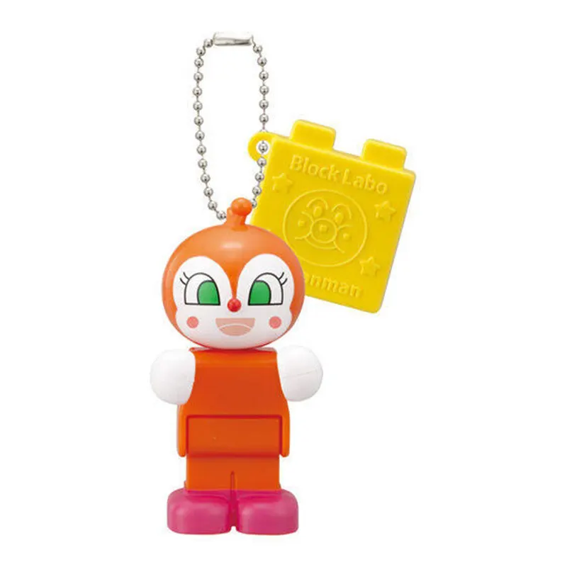 Фото Брелок-фигурка Bandai Anpanman из строительных блоков, коллекционный кулон-подвеска Gashapon, украшение для сумки, серия 15 с мультяшными персонажами №4