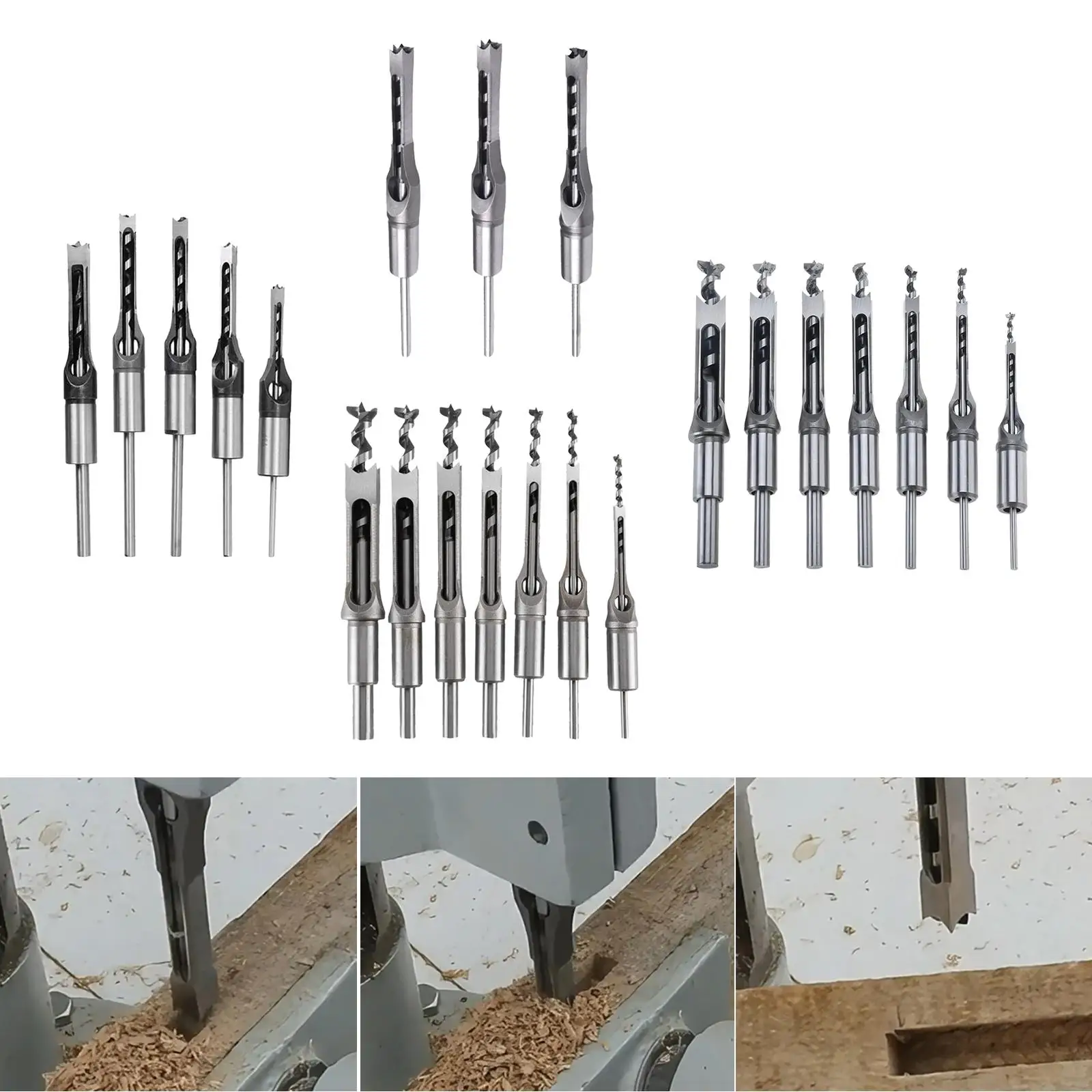 HSS квадратное отверстие Электроинструмент сверло деревообрабатывающая вставка