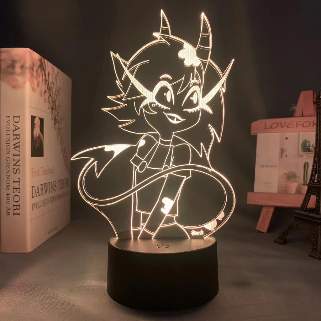 Светодиодный ночник в стиле аниме Helluvaing Stolas Loona ‌ s Boss акриловая подставка