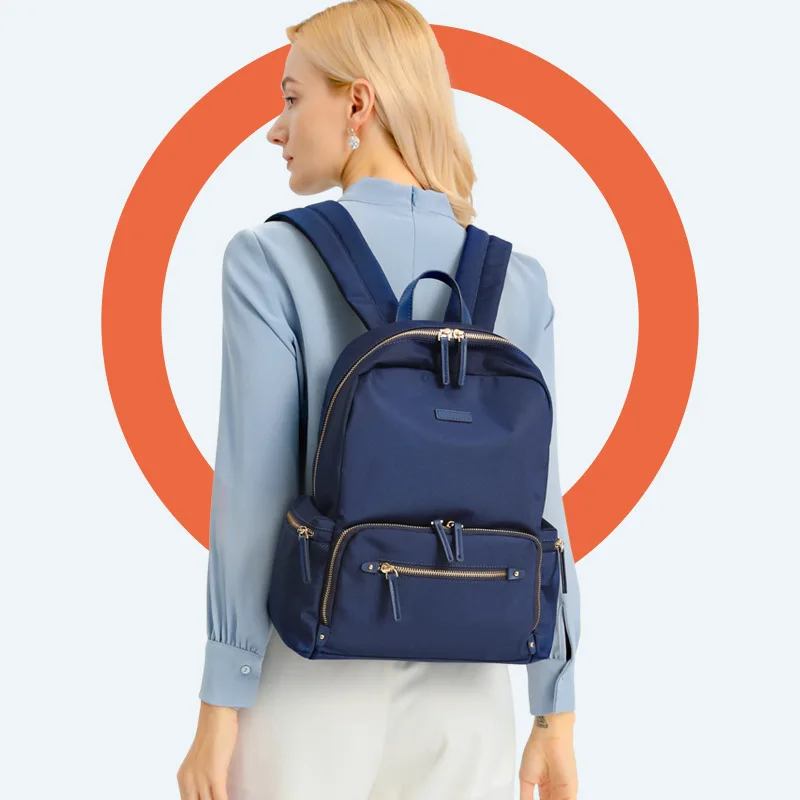 

Женский рюкзак из ткани Оксфорд, синий дорожный рюкзак в Корейском стиле, 2021