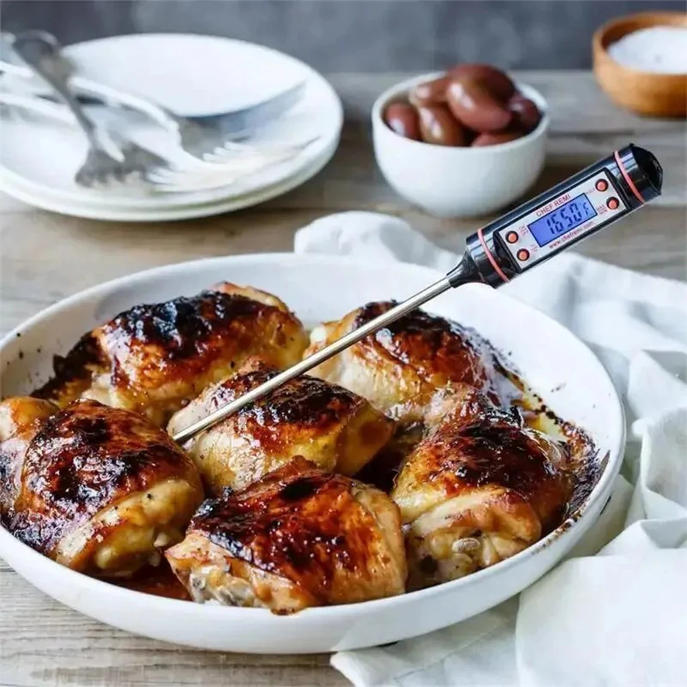 1 Шт. Цифровой Кухонный Термометр Для Мяса Приготовления Барбекю Электронный