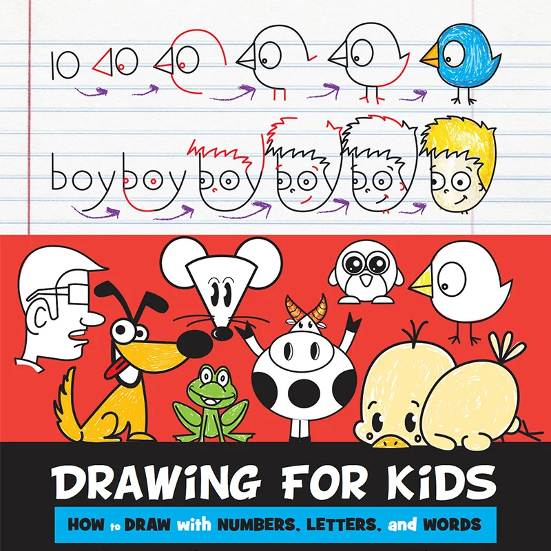 

Drawing for Kids How To Draw with Numbers Letters and Words Games Worksheets Workbooks Activities Homeworks for children