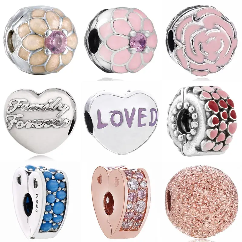 

Женский браслет из серебра 925 пробы, с Шармами