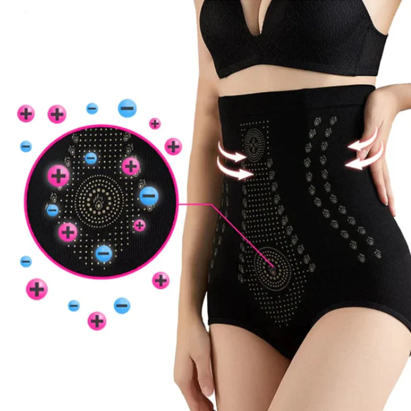 

Negative Ion High Waisted Abdominal Underwear for Women, Lifting Buttocks and Stomach To Shape and Beautify The Body